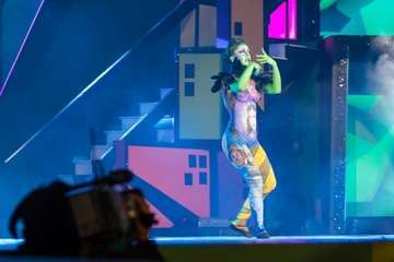 Concurso de maquillaje corporal del Carnaval de Las Palmas de GC (Foto Antonio Rico)
